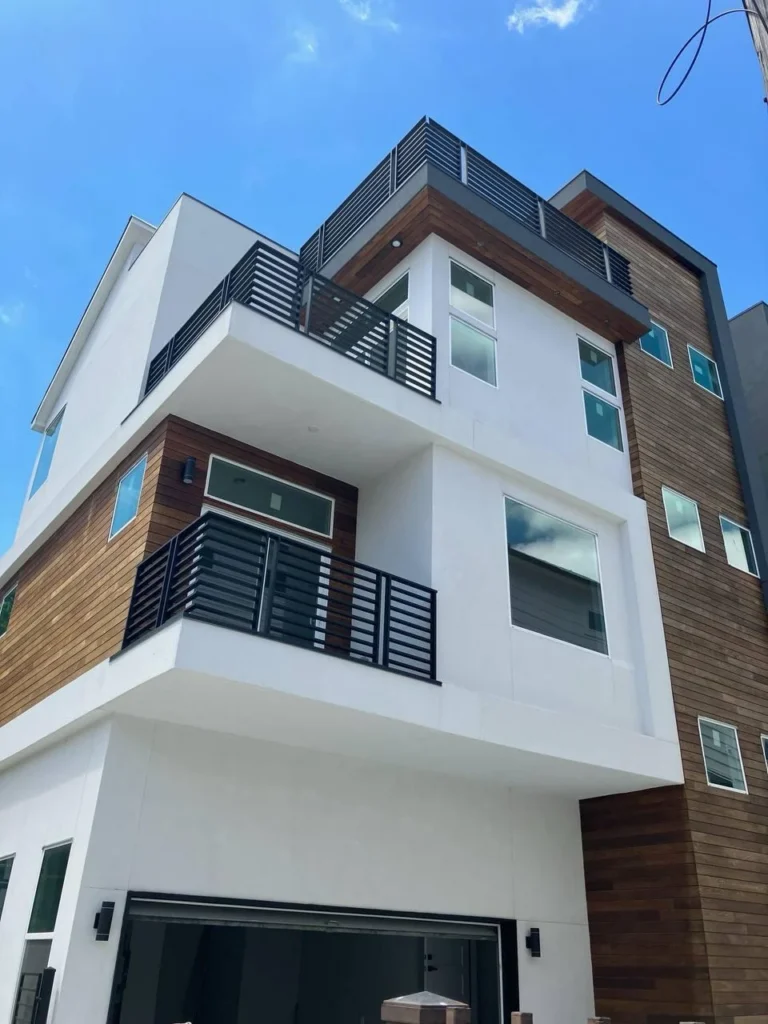 Kiam Street — Balconies and timber cladding