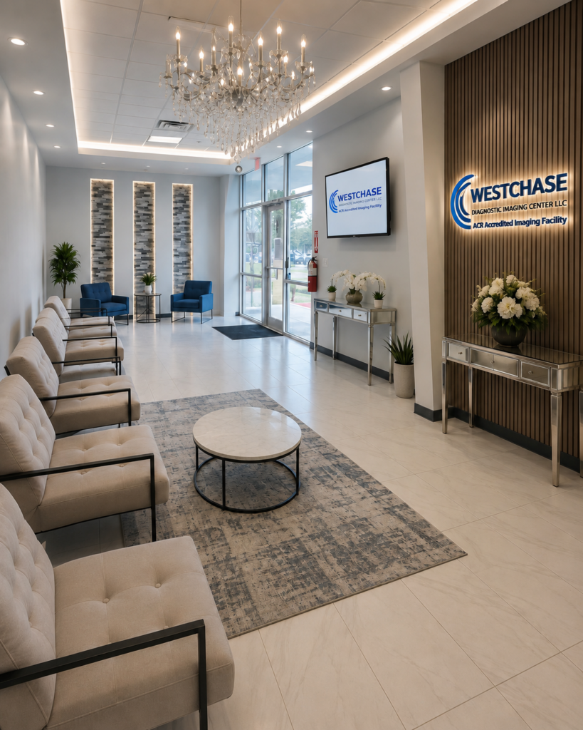 Westchase Diagnostic Imaging Center reception and waiting area